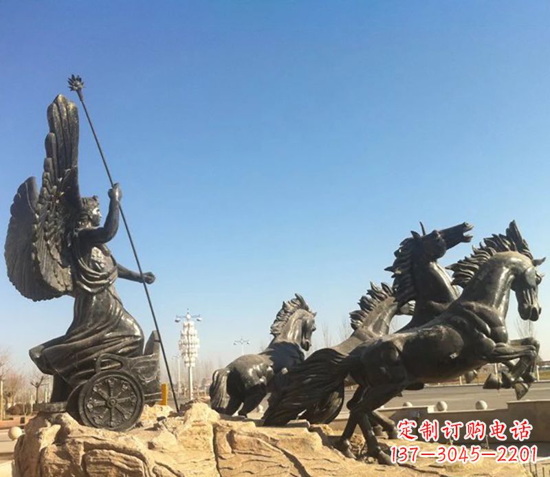 佛山阿波罗铜雕景观装饰