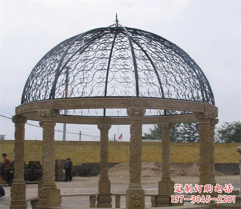 佛山八角凉亭大理石雕塑