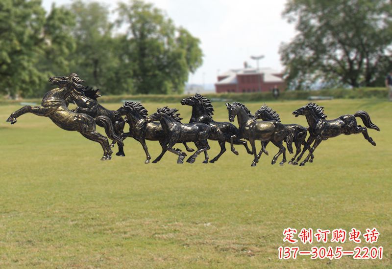 佛山马群铜雕经典珍藏