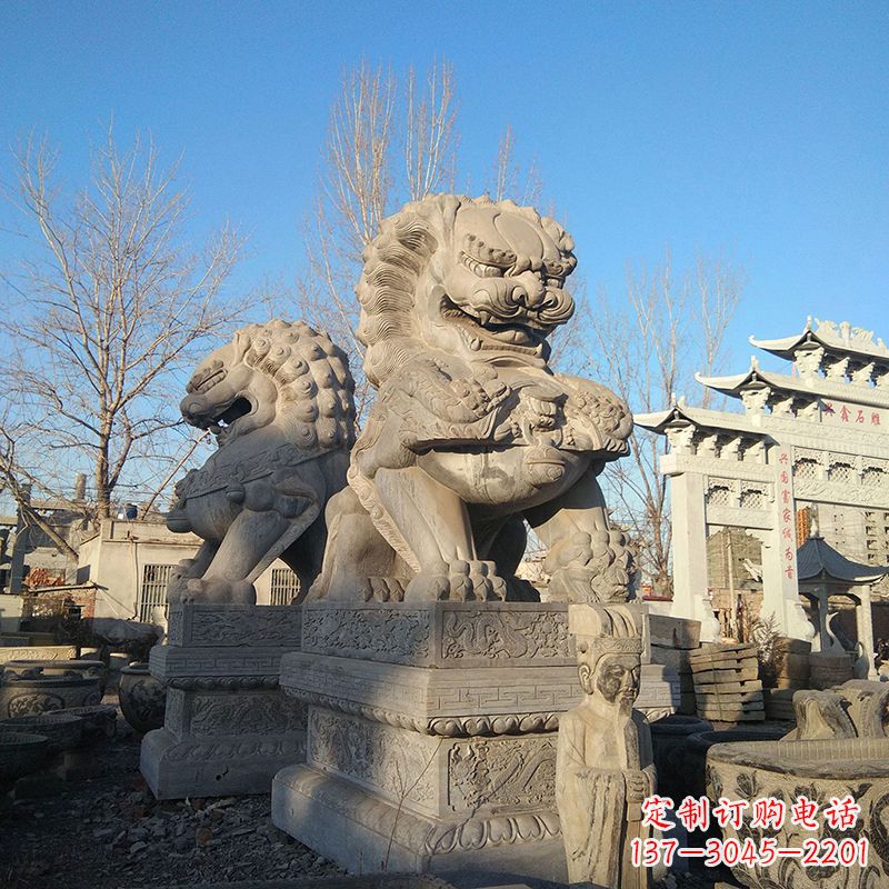 佛山新室内装饰狮子雕塑