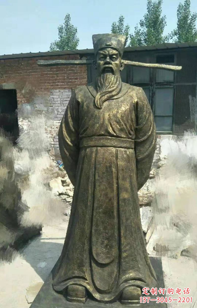 佛山包拯铜雕传承北宋历史精髓
