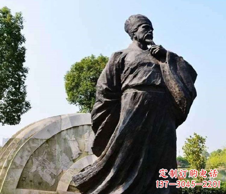 佛山王安石铜雕精美限量版