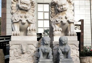 佛山石狮子雕塑——守护家园的看门神