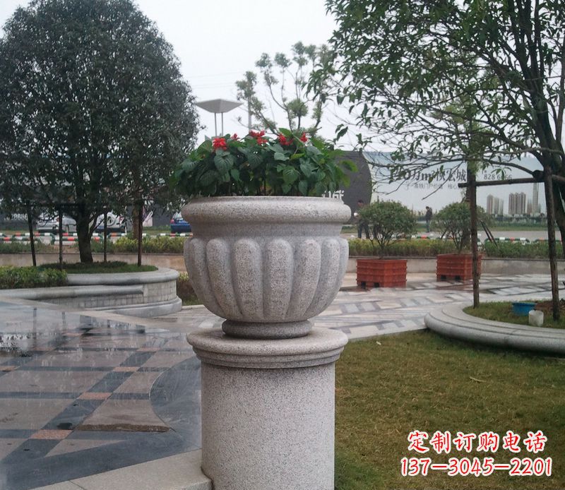 佛山精美大理石花盆