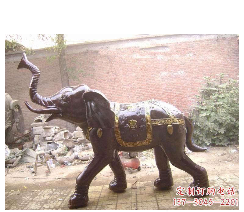 佛山玻璃钢大象雕塑