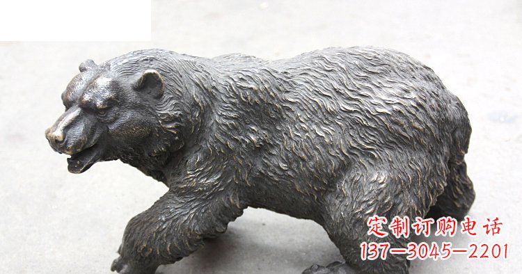 佛山以玻璃钢制作的北极熊雕塑