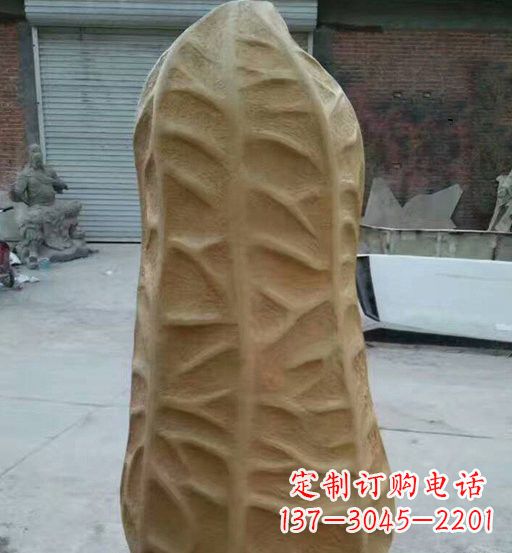 佛山玻璃钢精美花生雕塑
