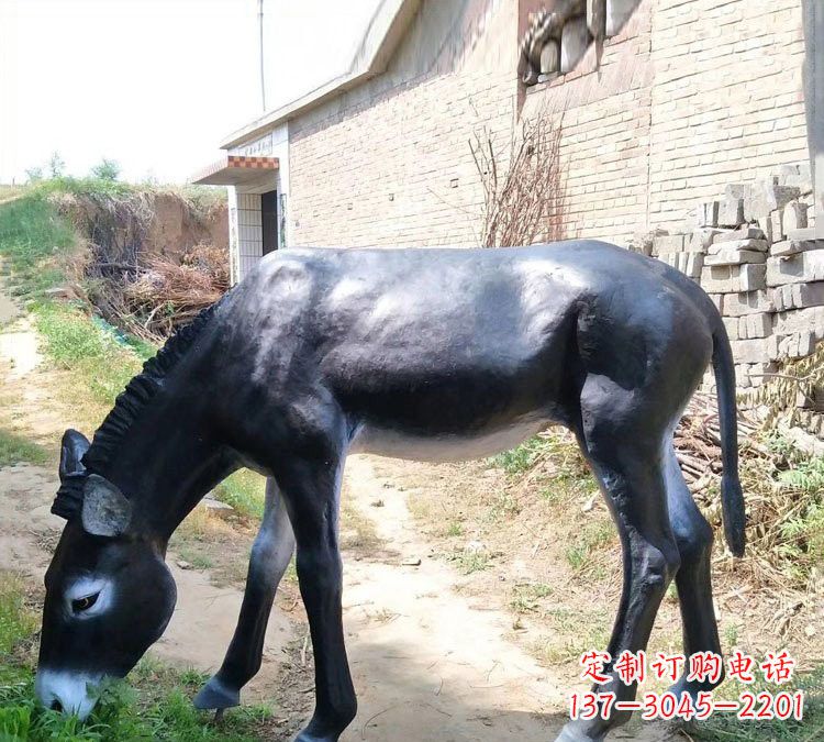 佛山玻璃钢雕刻毛驴,传承传统文化