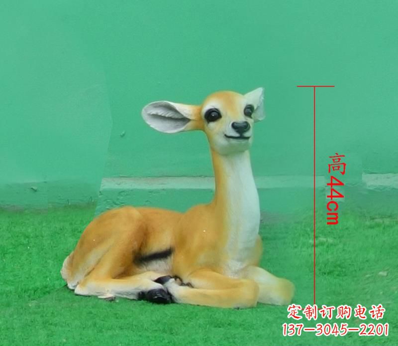 佛山玻璃钢制作的羚羊雕塑