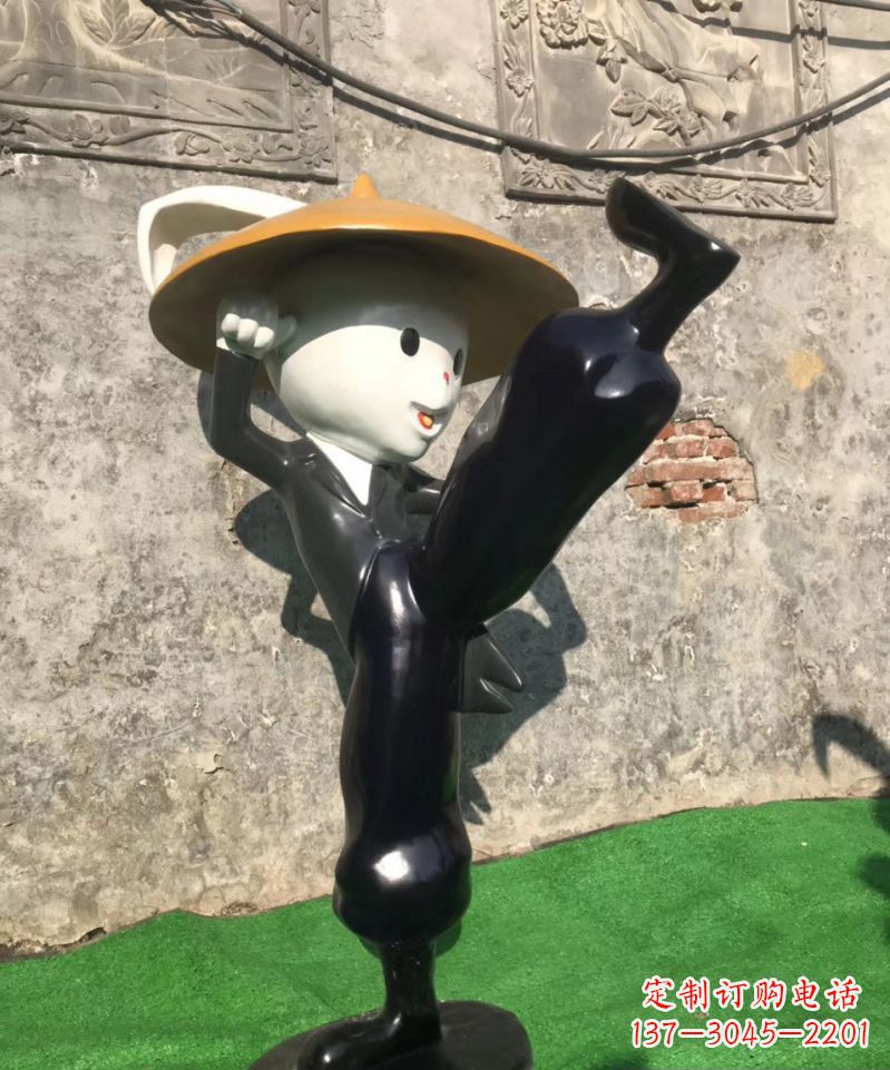 佛山玻璃钢兔子雕塑精美绝伦