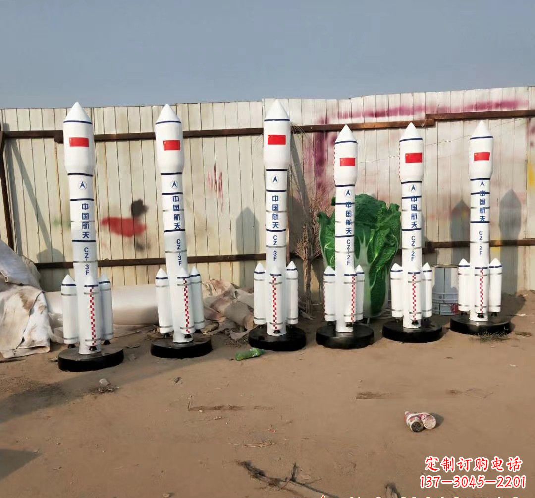 佛山火箭雕塑现代景观艺术的精彩绽放