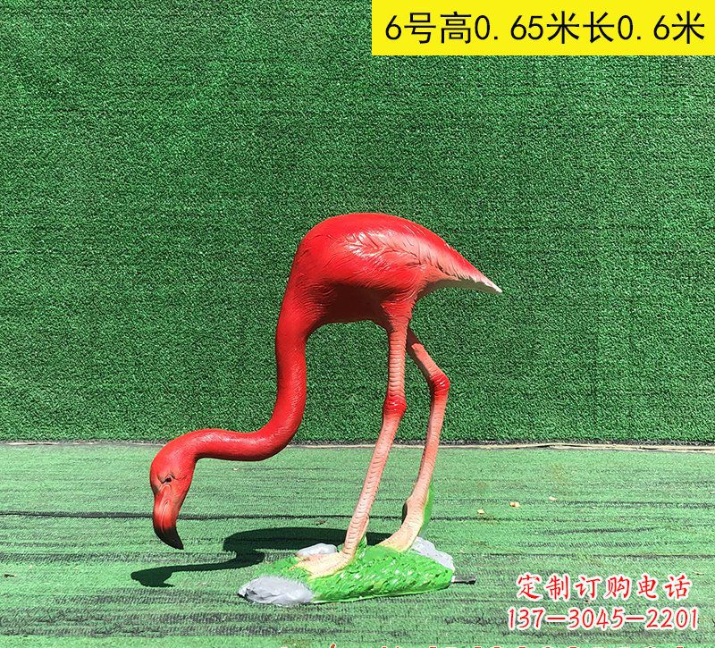 佛山精美玻璃钢火烈鸟雕塑
