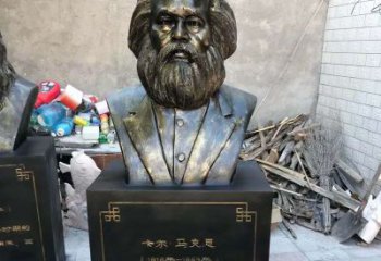 佛山玻璃钢铸就的马克思雕塑