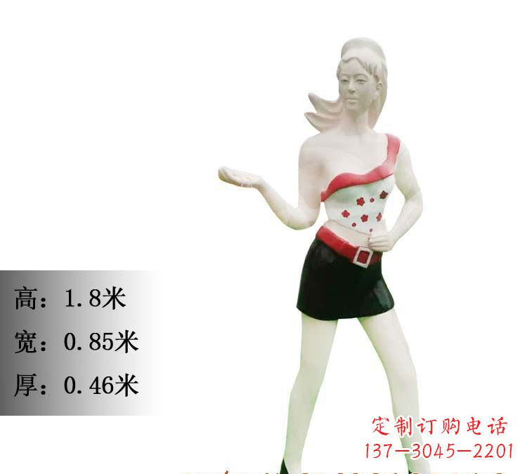佛山玻璃钢美女雕塑