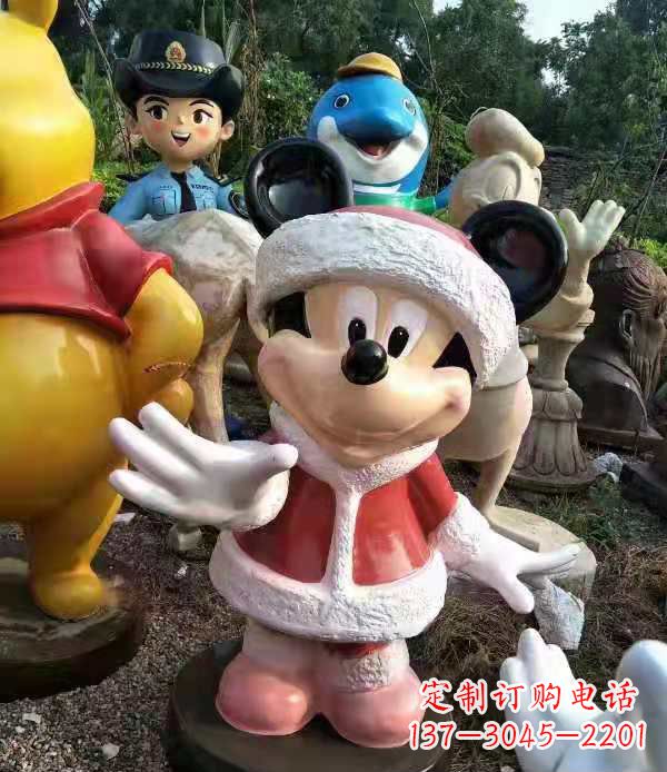 佛山玻璃钢制米老鼠雕塑