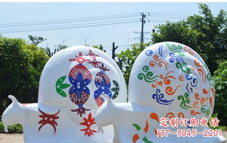 佛山玻璃钢蜗牛一种精美的雕塑