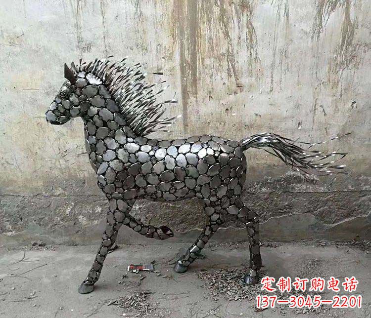 佛山不锈钢奔马雕塑艺术与自由的象征