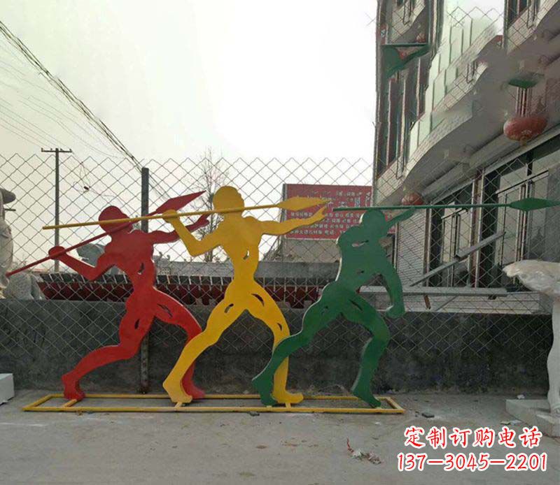 佛山不锈钢标枪雕塑 