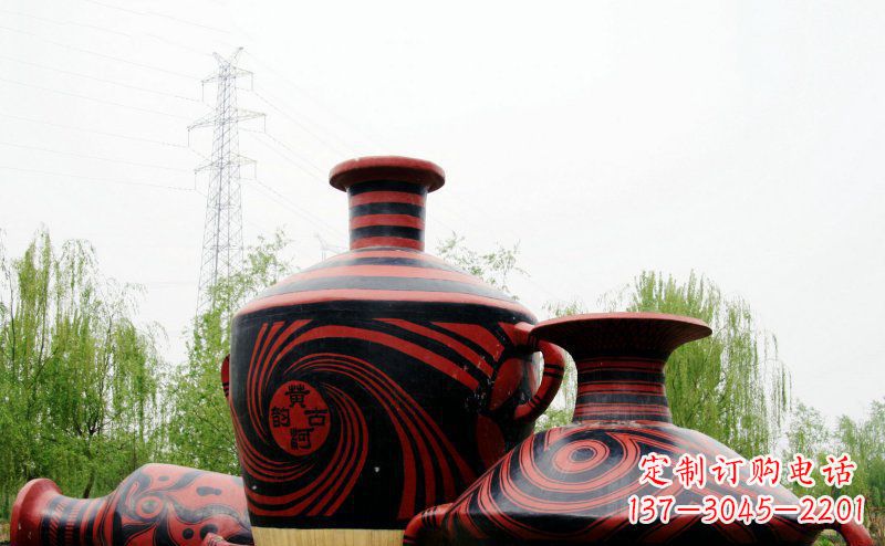 佛山不锈钢彩色花盆雕塑让空间更加精致
