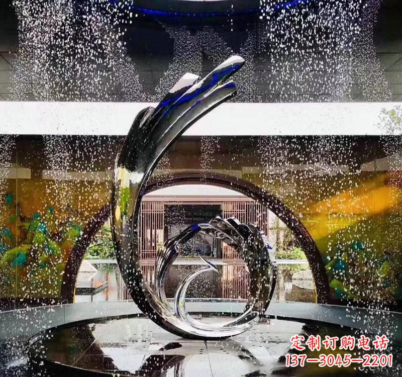 佛山不锈钢城市景观喷泉雕塑