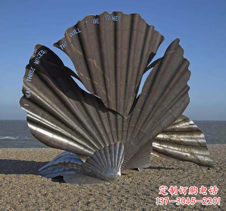 佛山不锈钢城市的扇贝雕塑——一座海洋文化的象征