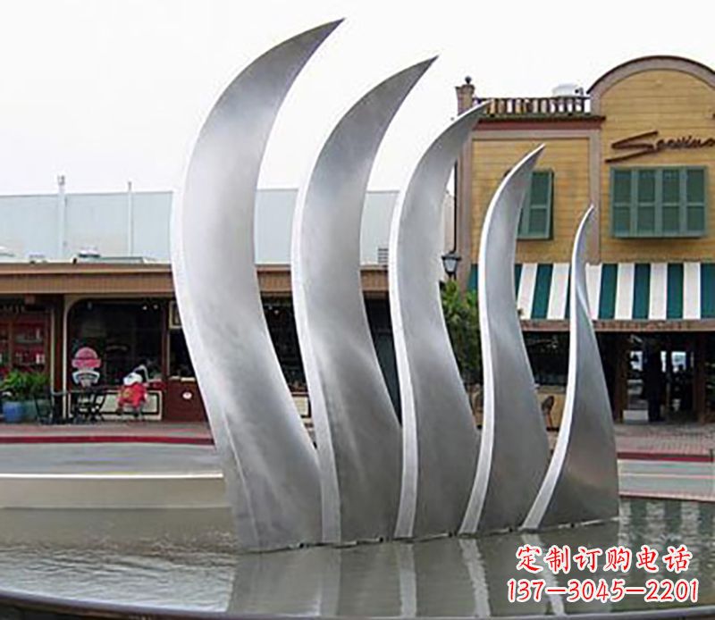 佛山不锈钢翅膀雕塑给空中带来力量与美丽
