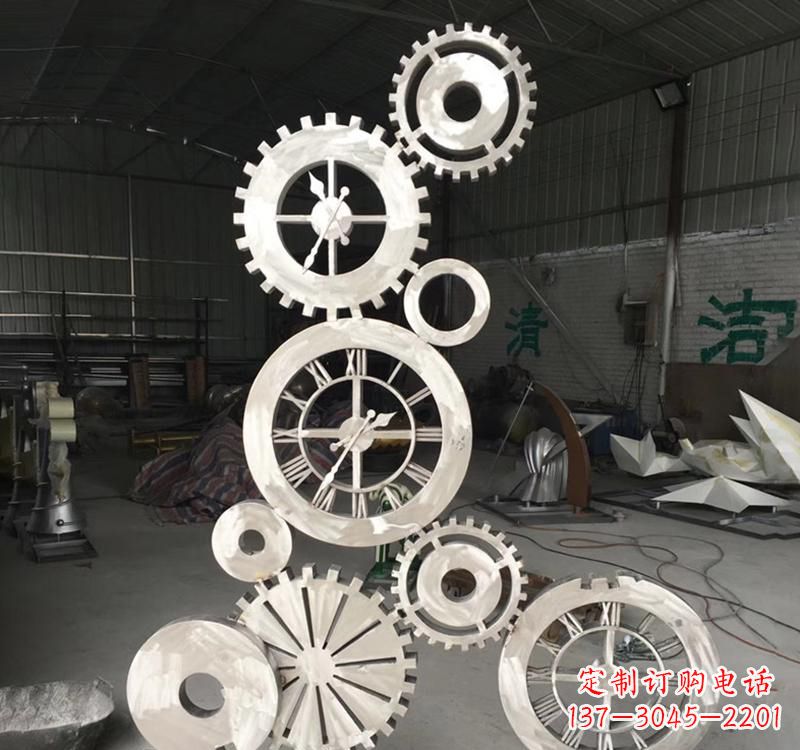 佛山不锈钢齿轮景观雕塑