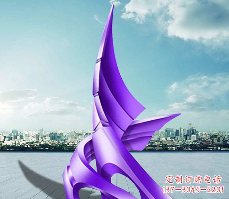 佛山不锈钢船帆雕塑静谧的海洋美景