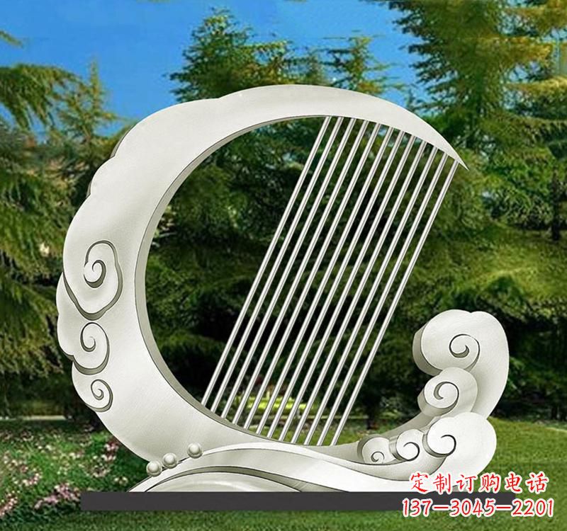 佛山精美的不锈钢月亮雕塑