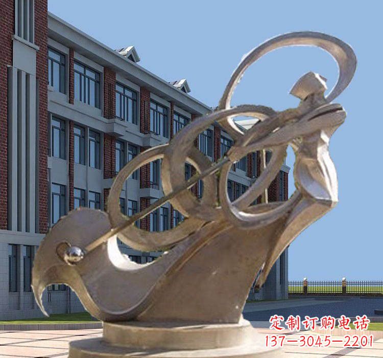 佛山不锈钢制作的高尔夫球雕塑