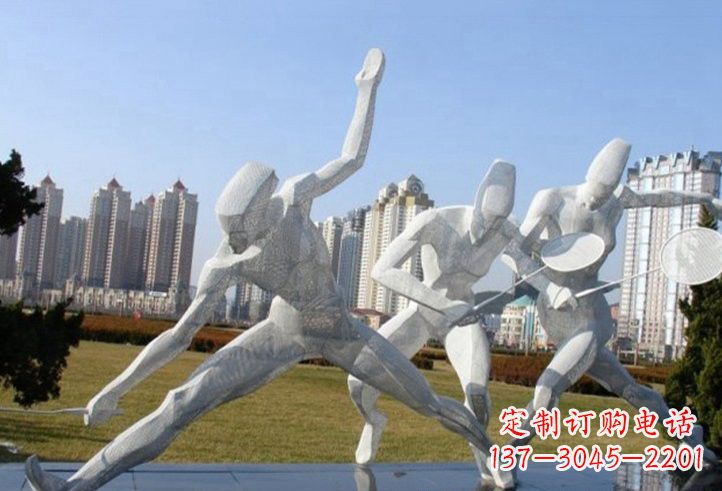 佛山精致不锈钢羽毛球雕塑