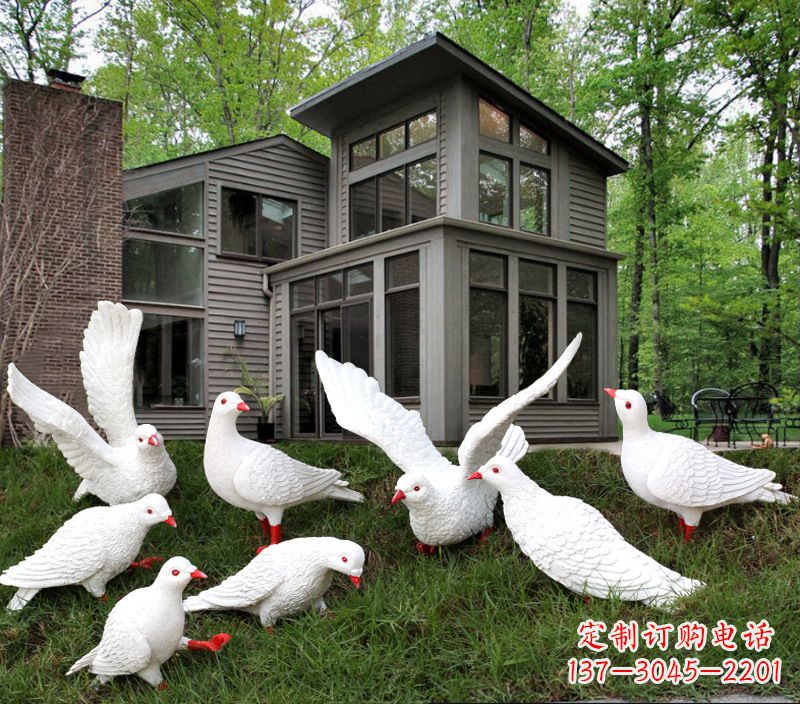 佛山不锈钢抽象鸽子雕塑