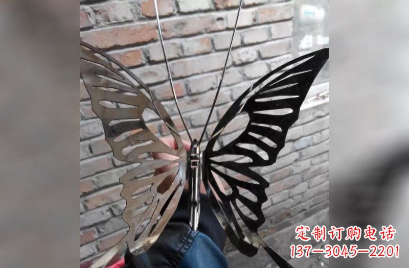 佛山精美不锈钢蝴蝶雕塑