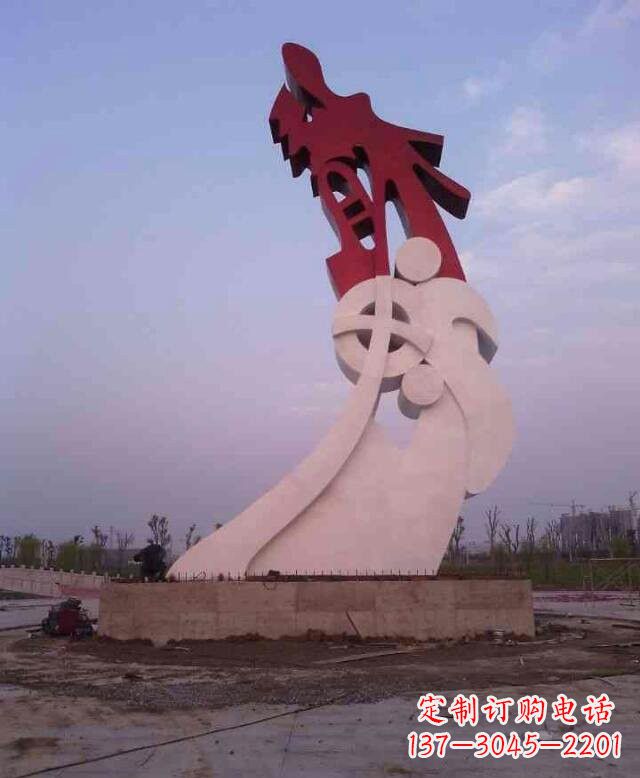 佛山不锈钢龙雕塑点亮龙城市景观