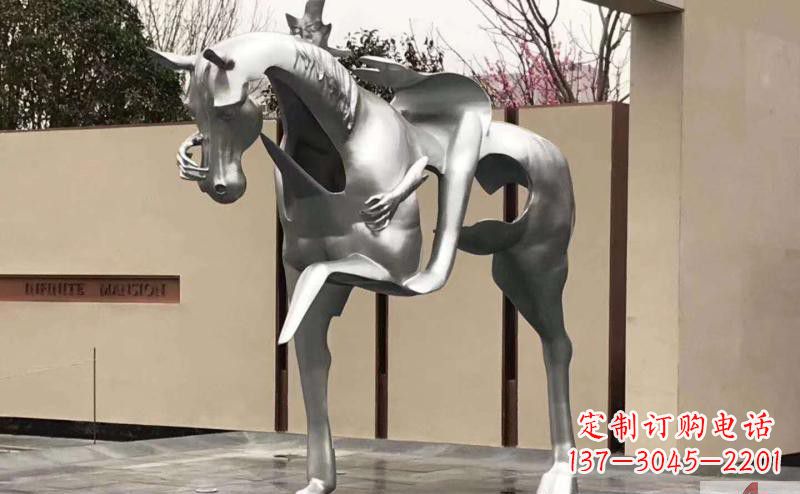 佛山不锈钢骑马雕塑精美外形与经久耐用