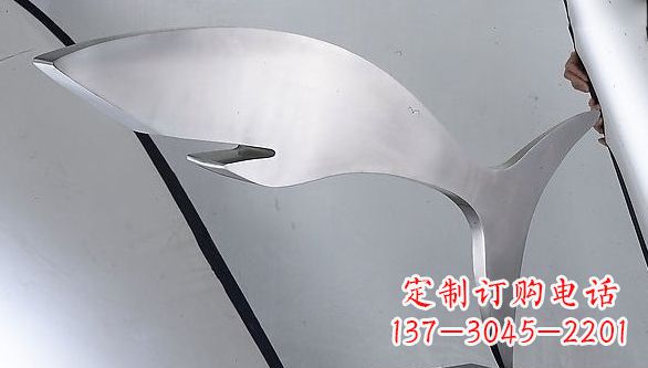 佛山不锈钢鲨鱼雕塑艺术精品