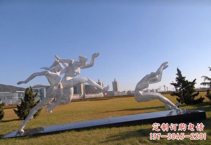 佛山不锈钢运动员雕塑