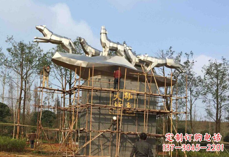 佛山不锈钢动物雕塑
