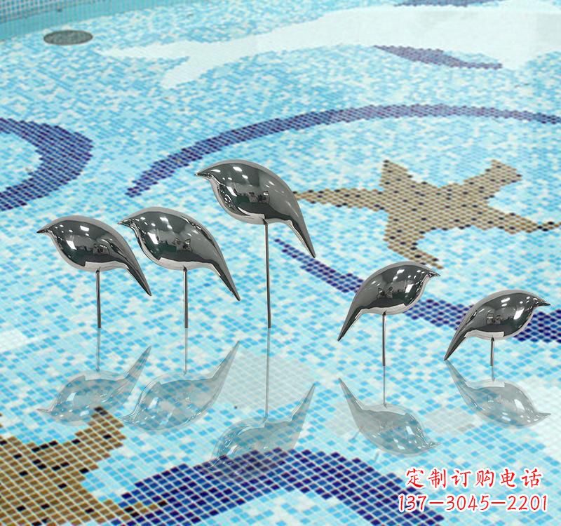 佛山不锈钢创意鸽子雕塑展现精致美感