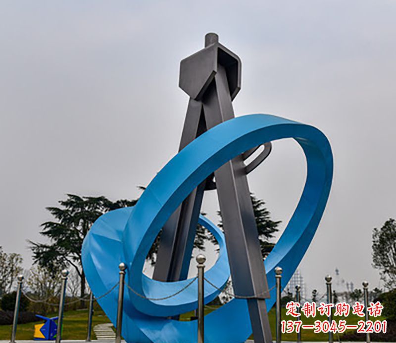佛山精美的不锈钢圆规雕塑