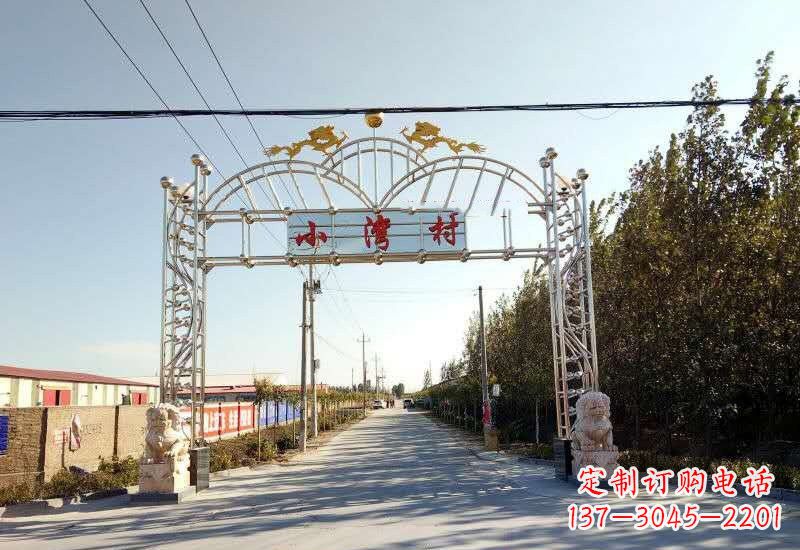 佛山不锈钢牌坊雕塑让美丽的传统永存