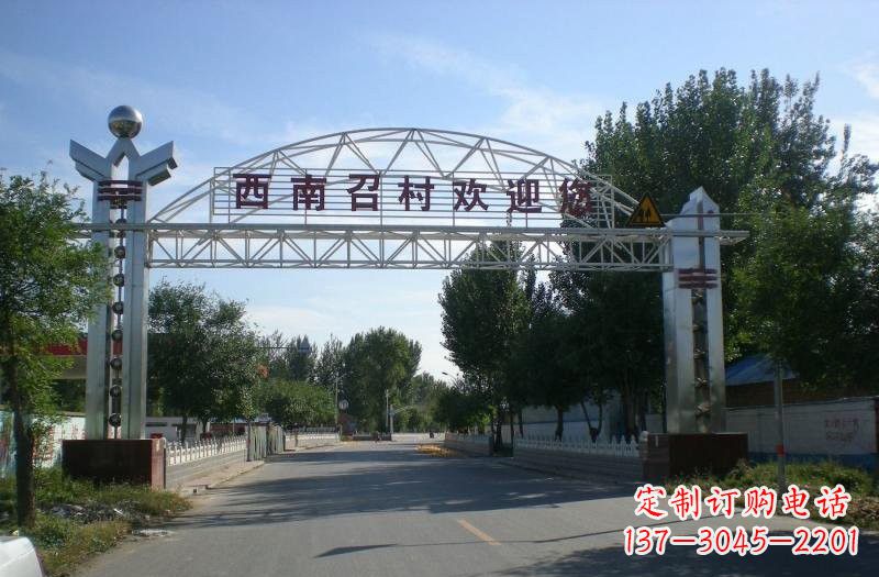 佛山不锈钢牌坊雕塑传承传统文化
