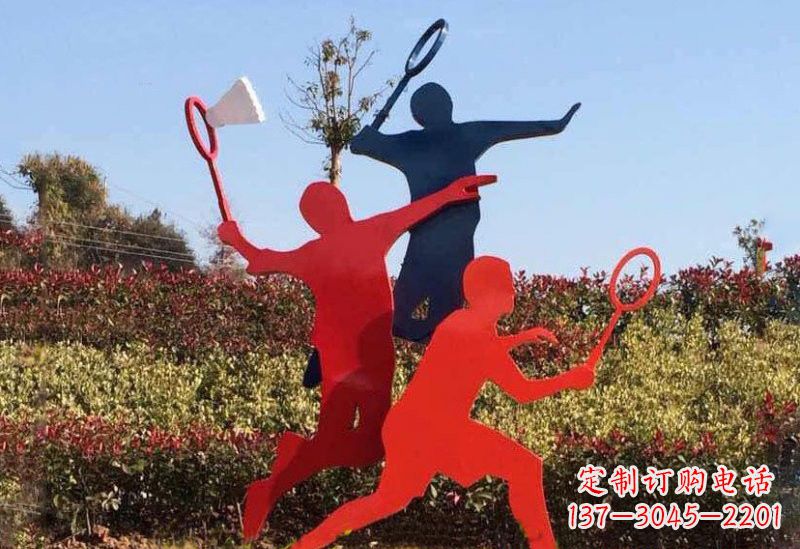 佛山不锈钢羽毛球雕塑精美绝伦