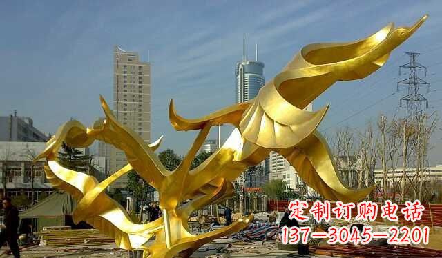 佛山不锈钢大雁雕塑——一件传承中华文化的艺术杰作