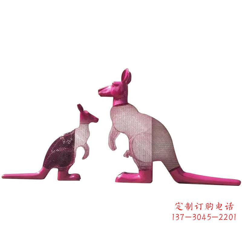 佛山不锈钢袋鼠雕塑——传承澳大利亚文化