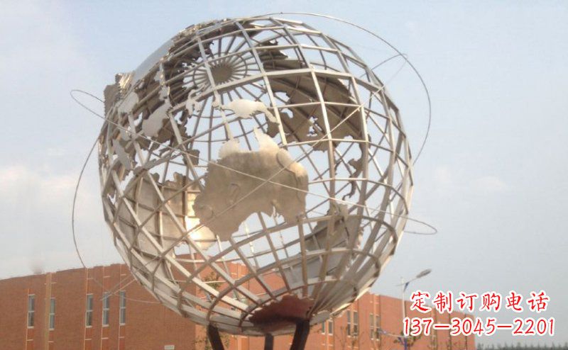 佛山不锈钢地球雕塑——一件集美丽与坚固于一身的艺术品