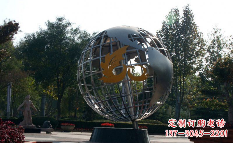 佛山不锈钢地球雕塑一件具有意义的艺术品
