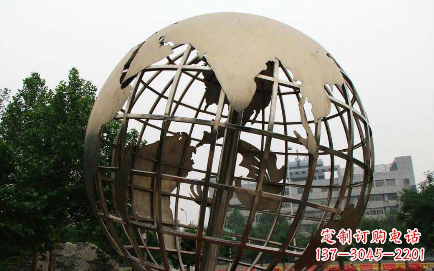 佛山不锈钢地球雕塑精彩的艺术景观