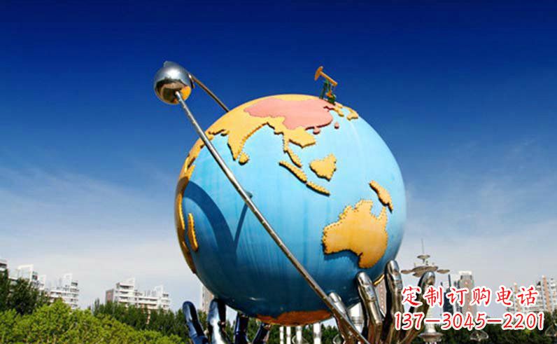 佛山不锈钢地球仪雕塑精致的艺术之作