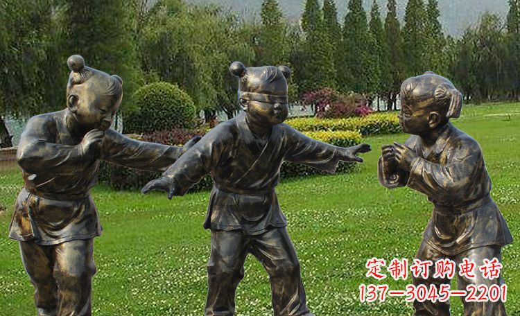佛山不锈钢儿童戏耍人物雕塑